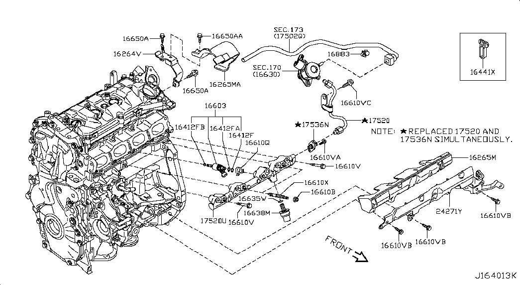 NISSAN 16618-1LA0C - Inel etansare, injector aaoparts.ro