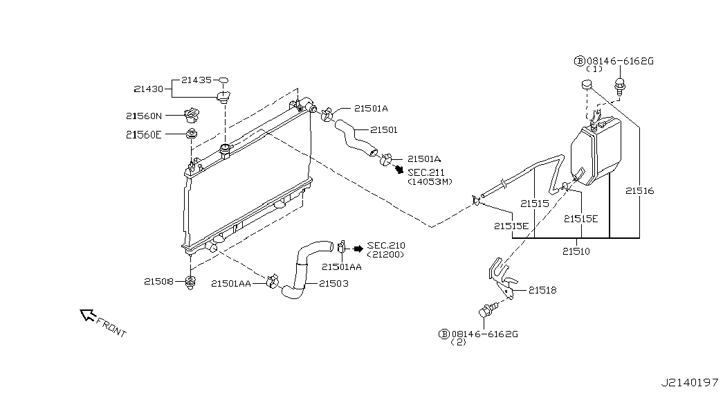 NISSAN 2143050A02 - Buson,radiator aaoparts.ro