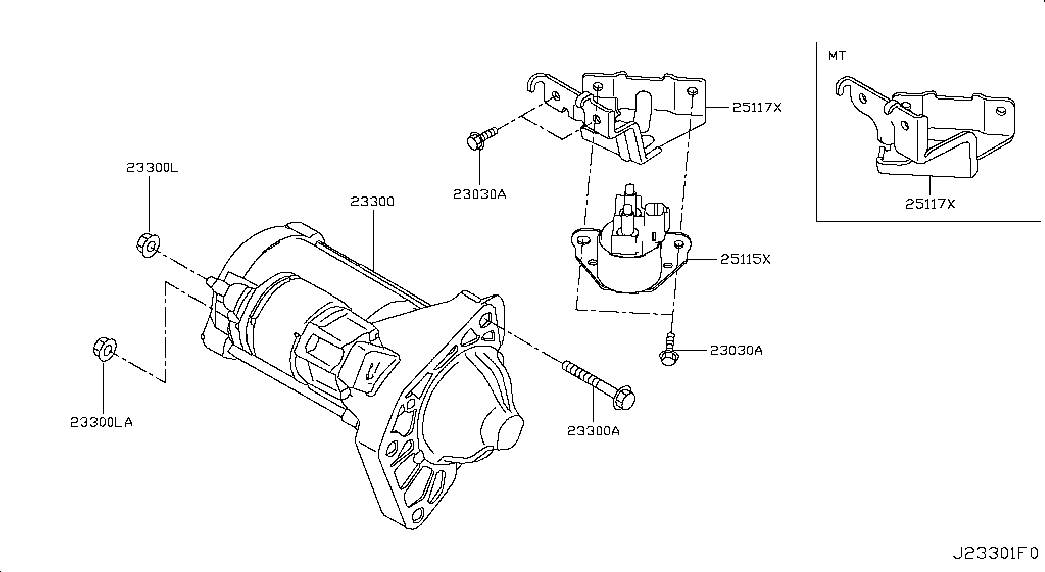 NISSAN 23300-00Q2M - Starter aaoparts.ro