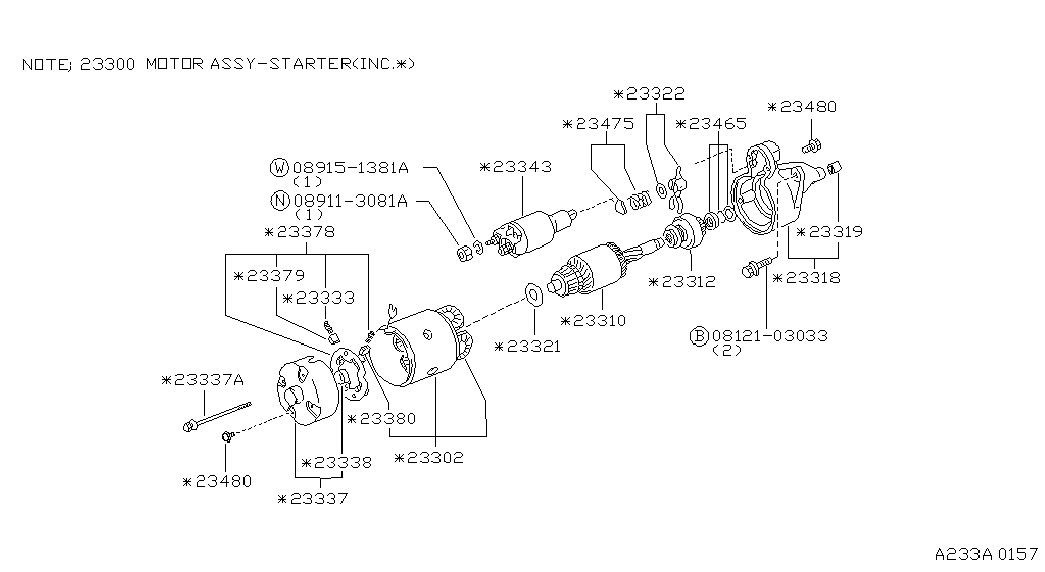 NISSAN 23319-M8011 - Bucsa,arbore demaror aaoparts.ro