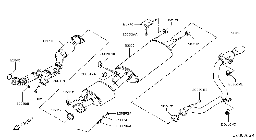 RENAULT 2069119U0A - Inel etansare, galerie evacuare aaoparts.ro