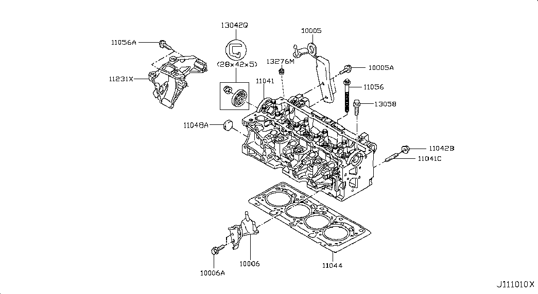 NISSAN 15056-00QAA - Etansare, supape aaoparts.ro