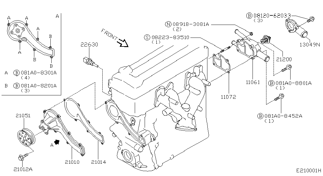 Infiniti 22630-0M200 - Senzor,temperatura lichid de racire aaoparts.ro