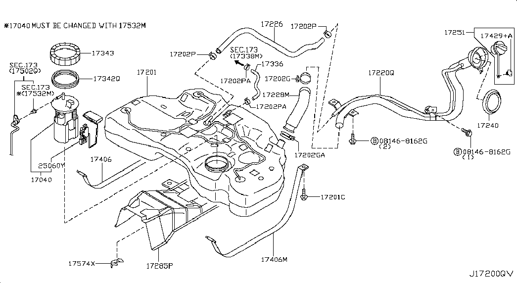 Nissan (Dongfeng) 170409Y000 - Filtru combustibil aaoparts.ro