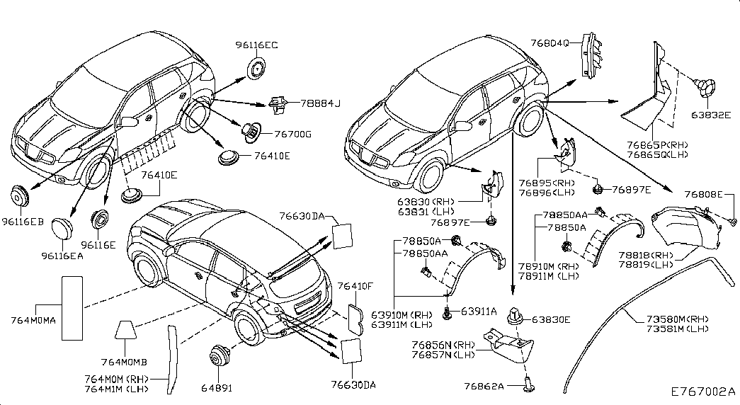 NISSAN 63811-BR01A - Latire,aripa aaoparts.ro