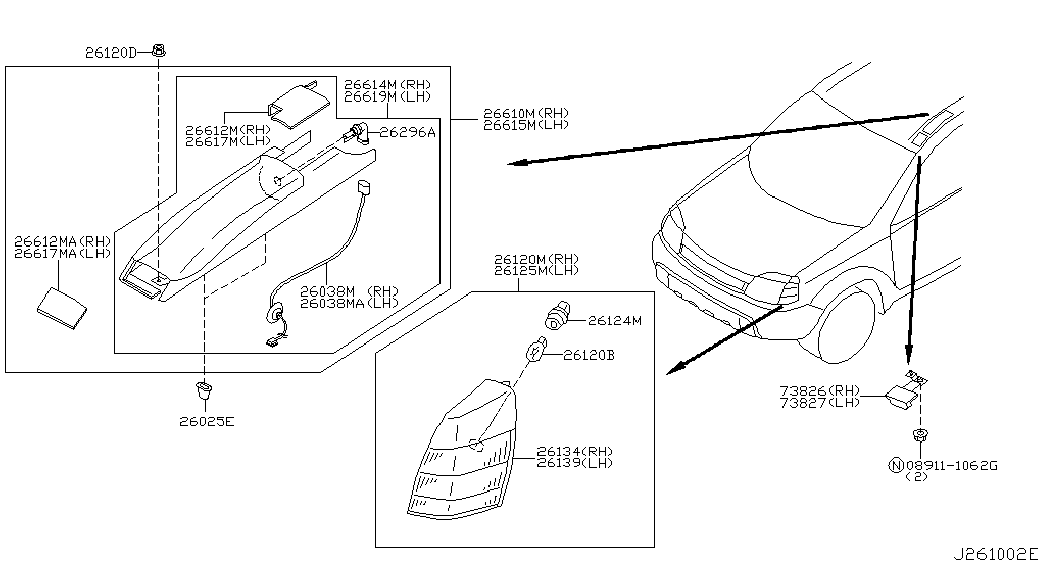 NISSAN 261358H70A - Semnalizator aaoparts.ro