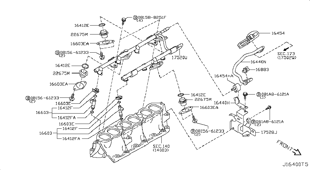 RENAULT 16 61 88J 000 - Inel etansare, injector aaoparts.ro