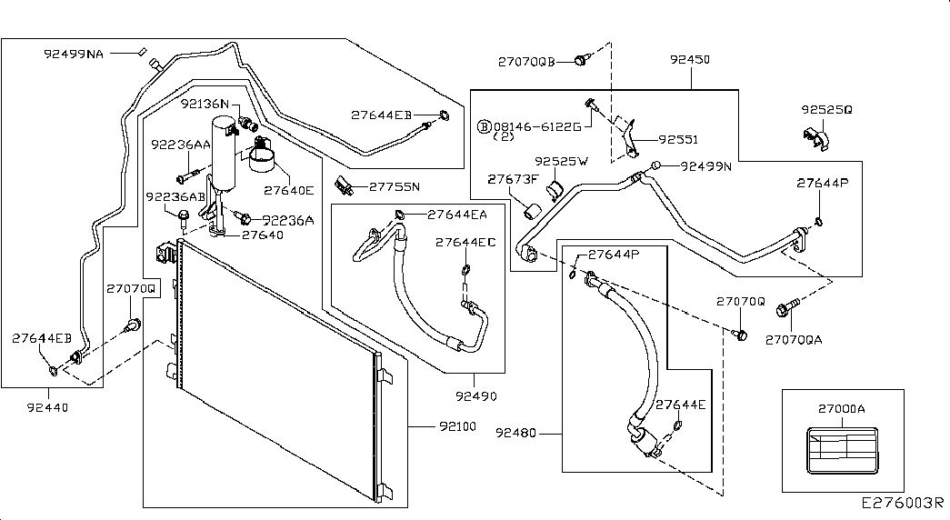 NISSAN 92136JD50A - Comutator presiune, aer conditionat aaoparts.ro
