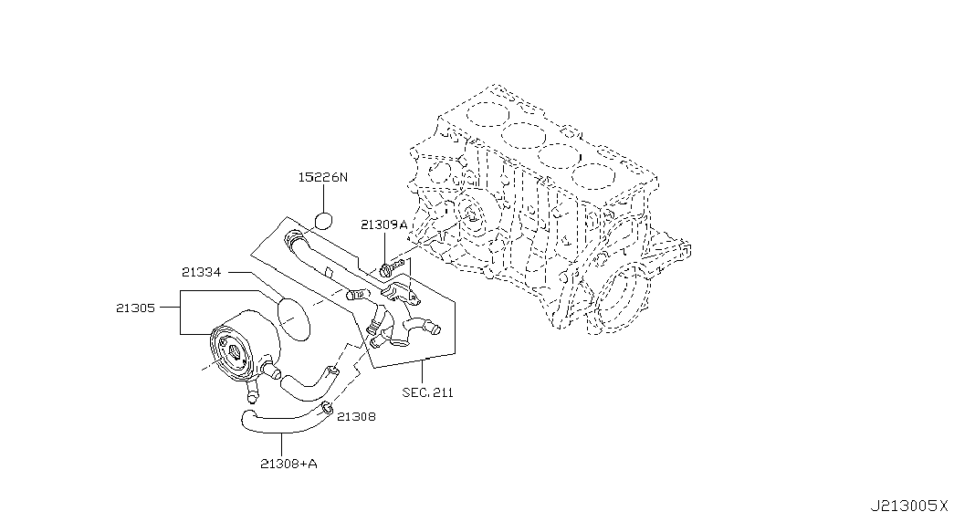 NISSENS 90705 - Radiator ulei, ulei motor aaoparts.ro