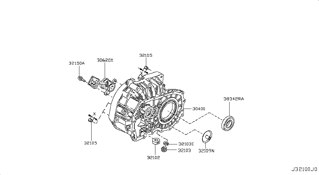 NISSAN 32135-AX001 - Inel etansare, surub drena ulei aaoparts.ro