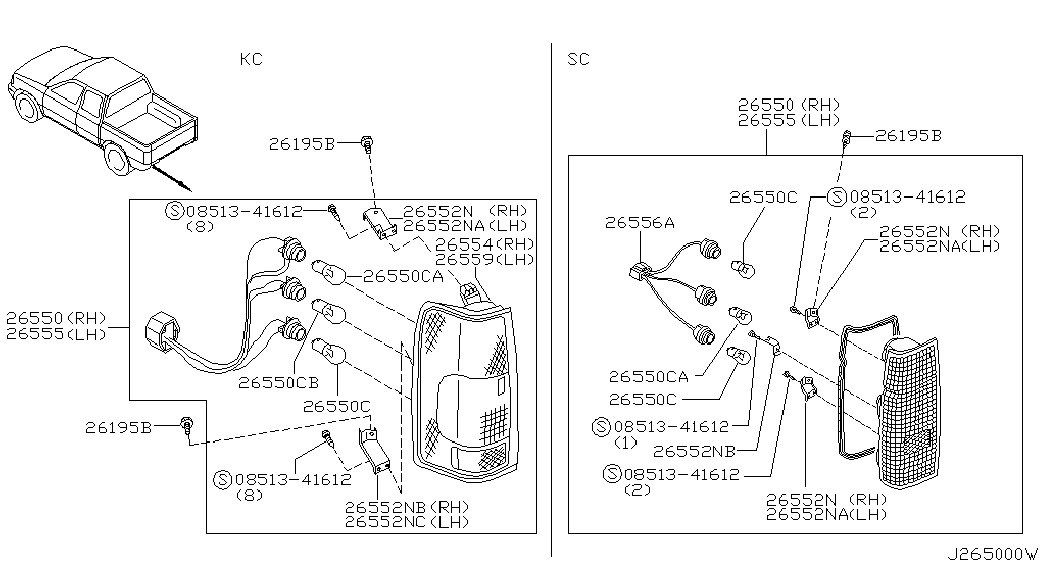 NISSAN 267171W300 - Bec incandescent aaoparts.ro