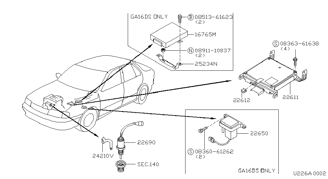 Infiniti 22690-76J00 - Sonda Lambda aaoparts.ro