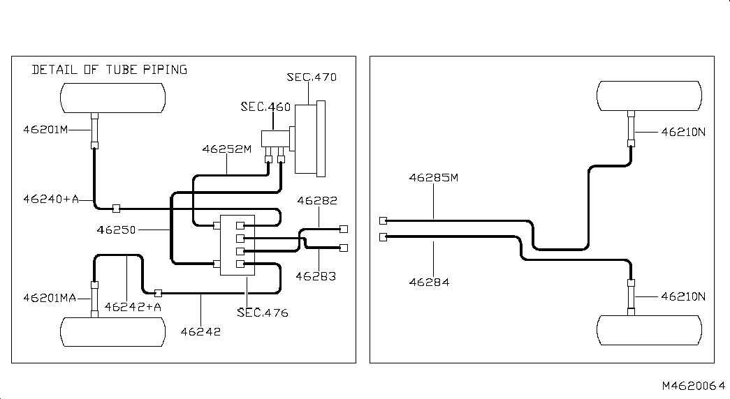 NISSAN 46211EB30B - Furtun frana aaoparts.ro