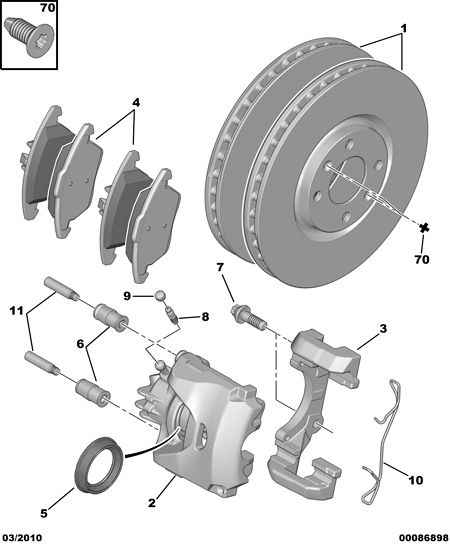 PSA 4249 86 - Disc frana aaoparts.ro