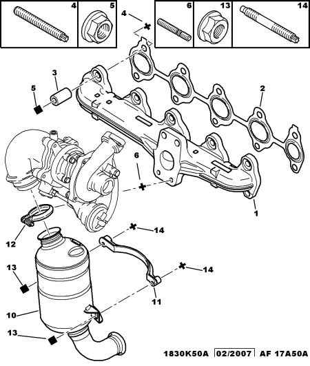 PEUGEOT (DF-PSA) 1713.66 - Conector teava, sistem de esapament aaoparts.ro