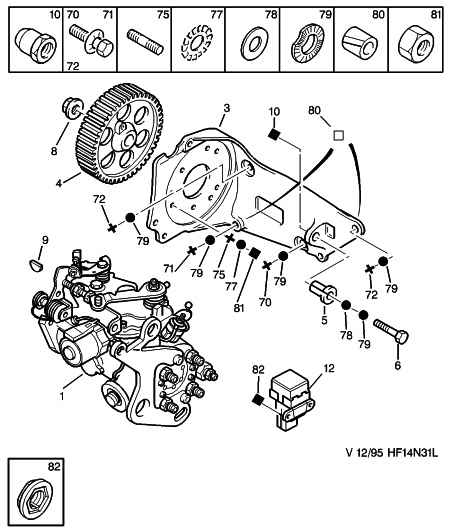 Vauxhall 6 36 654 - Rola intinzator,curea distributie aaoparts.ro