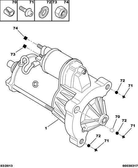 PSA 5802 M4 - Starter aaoparts.ro