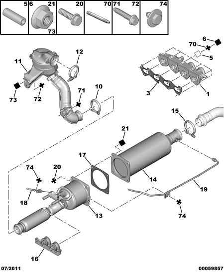 PEUGEOT (DF-PSA) 1713 85 - Conector teava, sistem de esapament aaoparts.ro