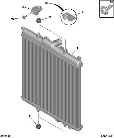 PEUGEOT 1330.H2 - Radiator, racire motor aaoparts.ro