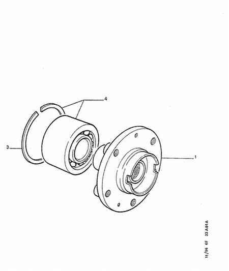 CITROËN 3345 26 - Set rulment roata aaoparts.ro