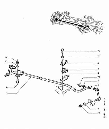 PSA 5178.43 - Brat / bieleta suspensie, stabilizator aaoparts.ro