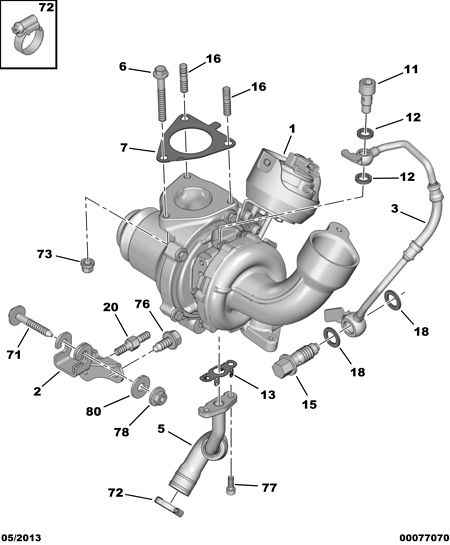 PEUGEOT 96 770 627 80 - Compresor,sistem de supraalimentare aaoparts.ro