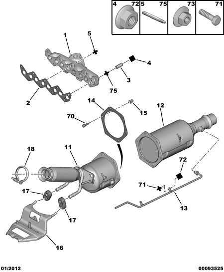 PSA 1755 94 - Cuzinet, stabilizator aaoparts.ro