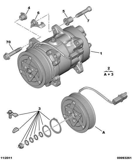 PEUGEOT 6453.TK - Compresor, climatizare aaoparts.ro