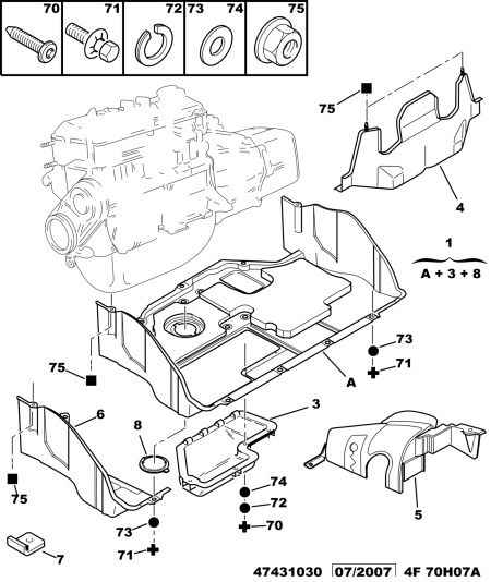 FCA 7489 22 - Acoperire motor aaoparts.ro