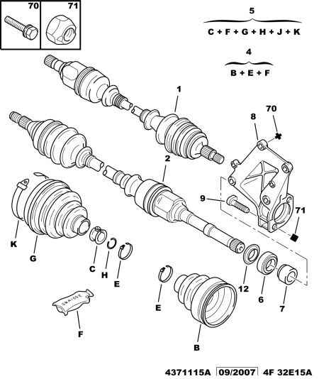 PSA 3293.A1 - Burduf cauciuc, articulatie planetara aaoparts.ro