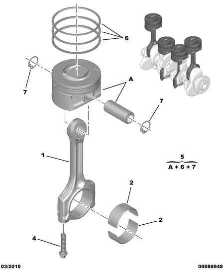 PSA 0640 T6 - Set segmenti piston aaoparts.ro