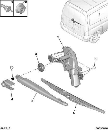 PEUGEOT 6426 SH - Lamela stergator aaoparts.ro