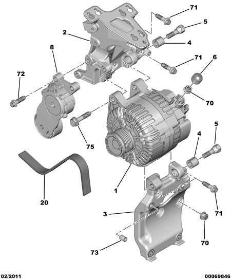 PEUGEOT 5705.NH - Generator / Alternator aaoparts.ro