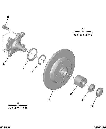 PEUGEOT 3738 11 - Set rulment roata aaoparts.ro