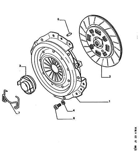 PEUGEOT 2055.AA - Disc ambreiaj aaoparts.ro