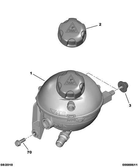 PEUGEOT 1323.Y8 - Vas de expansiune, racire aaoparts.ro