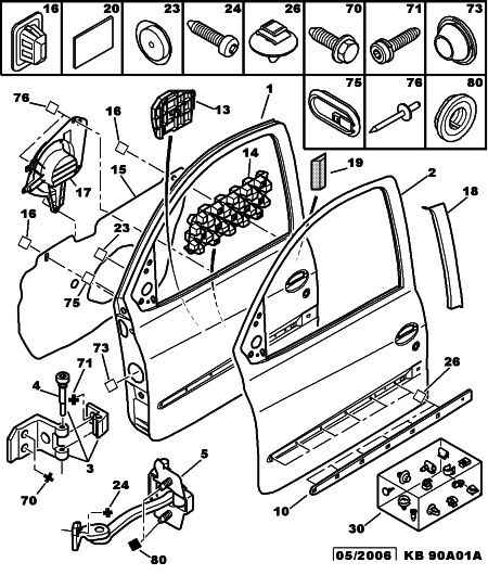 PEUGEOT 9181 C8 - Fixare usa aaoparts.ro