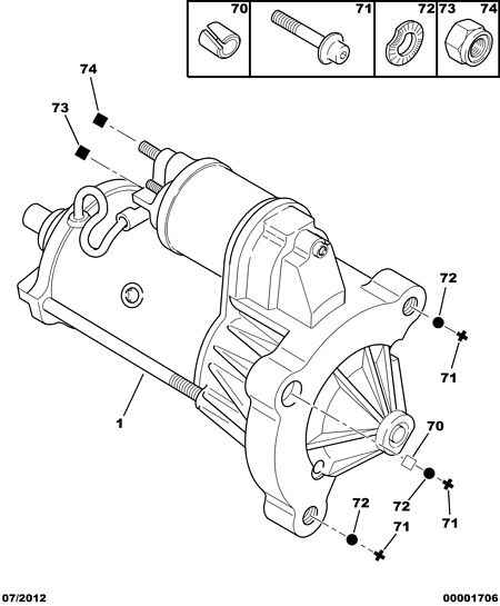 PEUGEOT 5802.W5 - Starter aaoparts.ro