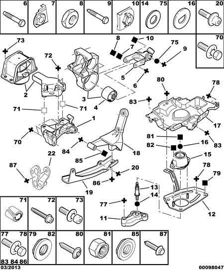 PEUGEOT 1807.X2 - Suport motor aaoparts.ro