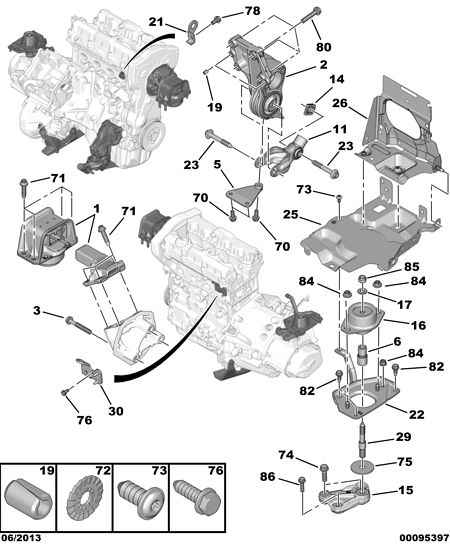 DS 1806 H1 - Suport motor aaoparts.ro