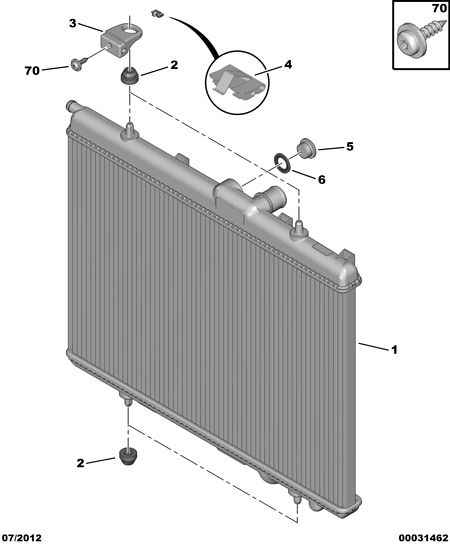 CITROËN 1333.14 - Radiator, racire motor aaoparts.ro