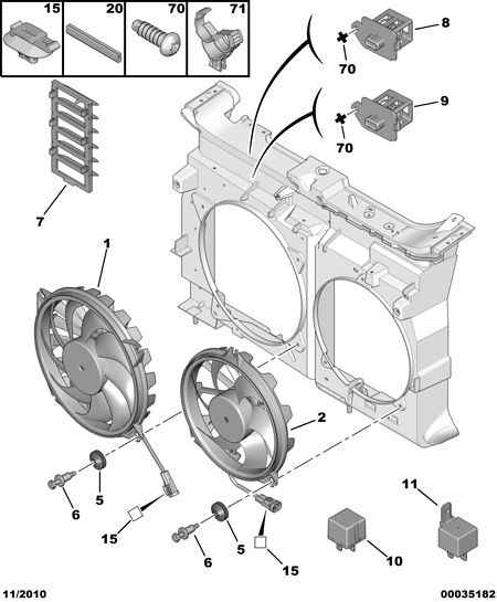 PSA 1253 Q7 - Ventilator, radiator aaoparts.ro