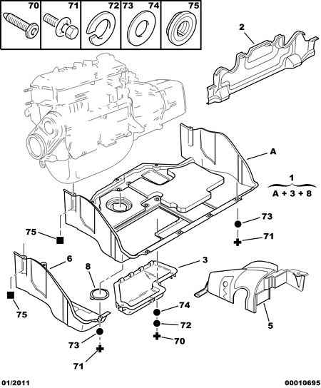 FCA 7489 22 - Acoperire motor aaoparts.ro