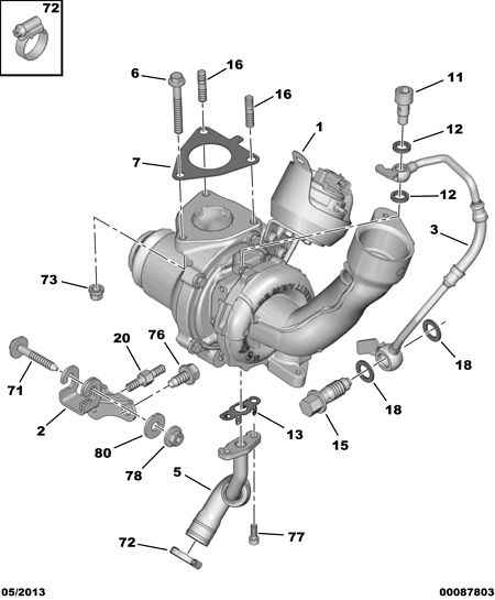 CITROËN/PEUGEOT 0375 S4 - Compresor,sistem de supraalimentare aaoparts.ro