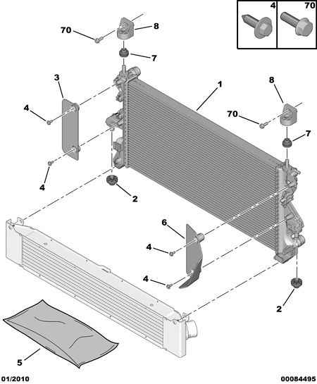 CITROËN 1330.Q3 - Radiator, racire motor aaoparts.ro