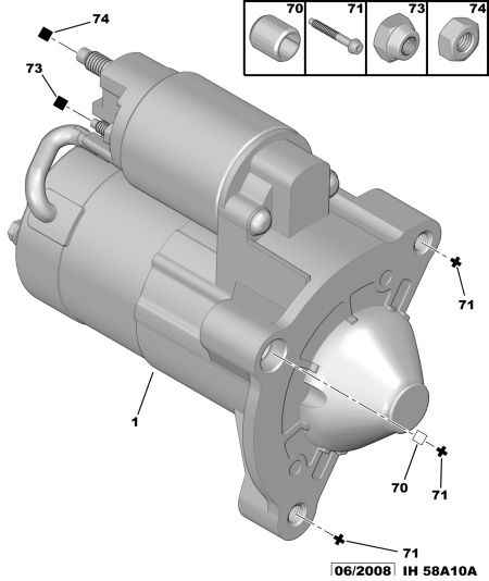 CITROËN 5802 CY - Starter aaoparts.ro