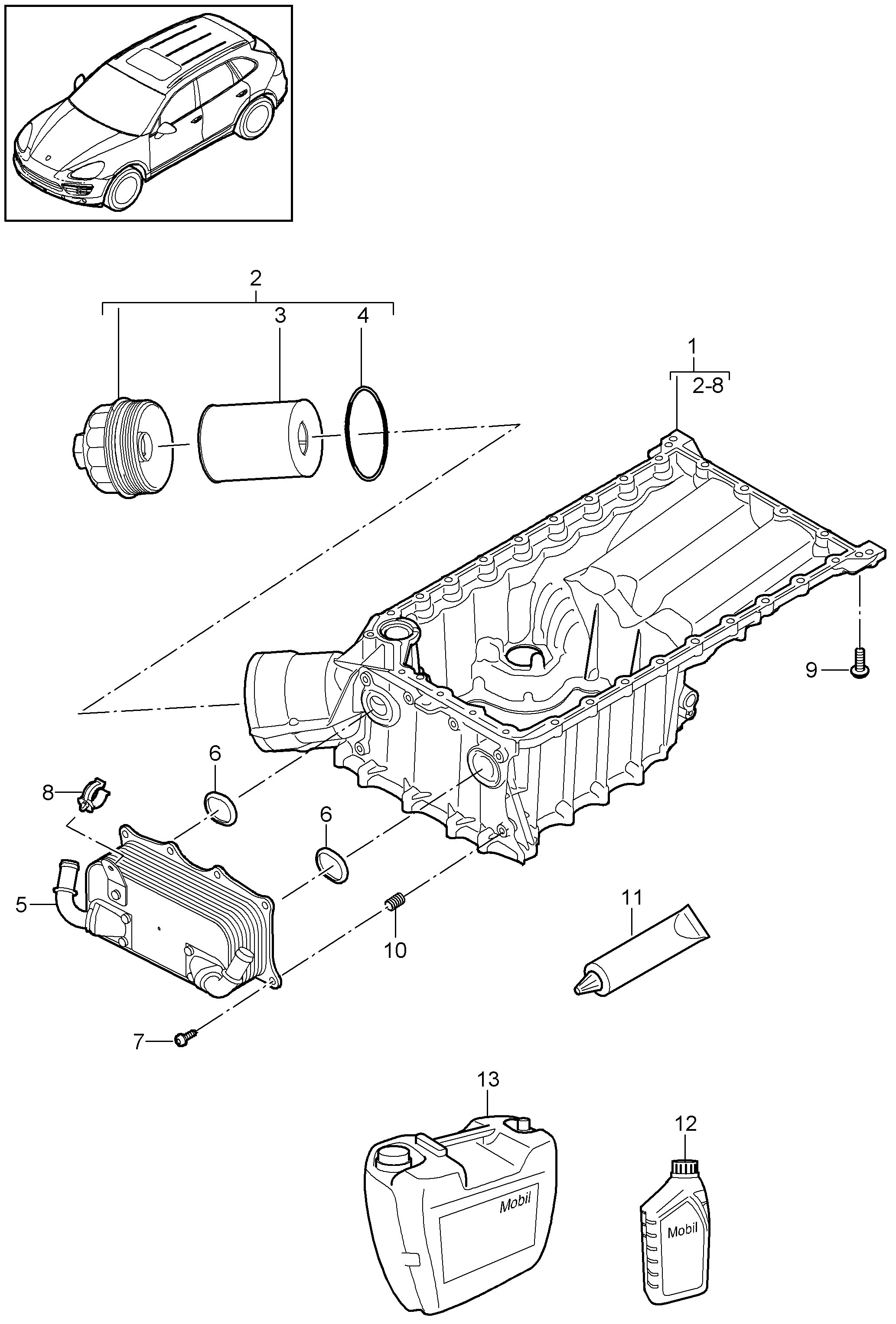 Porsche 948 107 022 00 - Filtru ulei aaoparts.ro