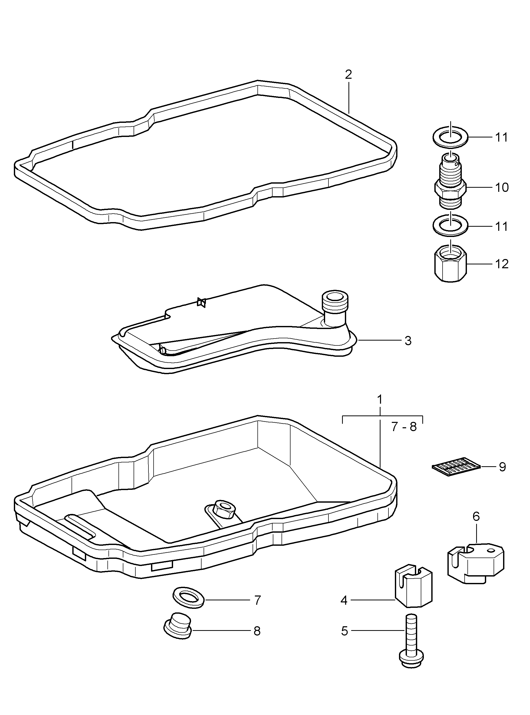 Mercedes-Benz 1402710080 - Garnitura, vana ulei cutie viteza automata aaoparts.ro