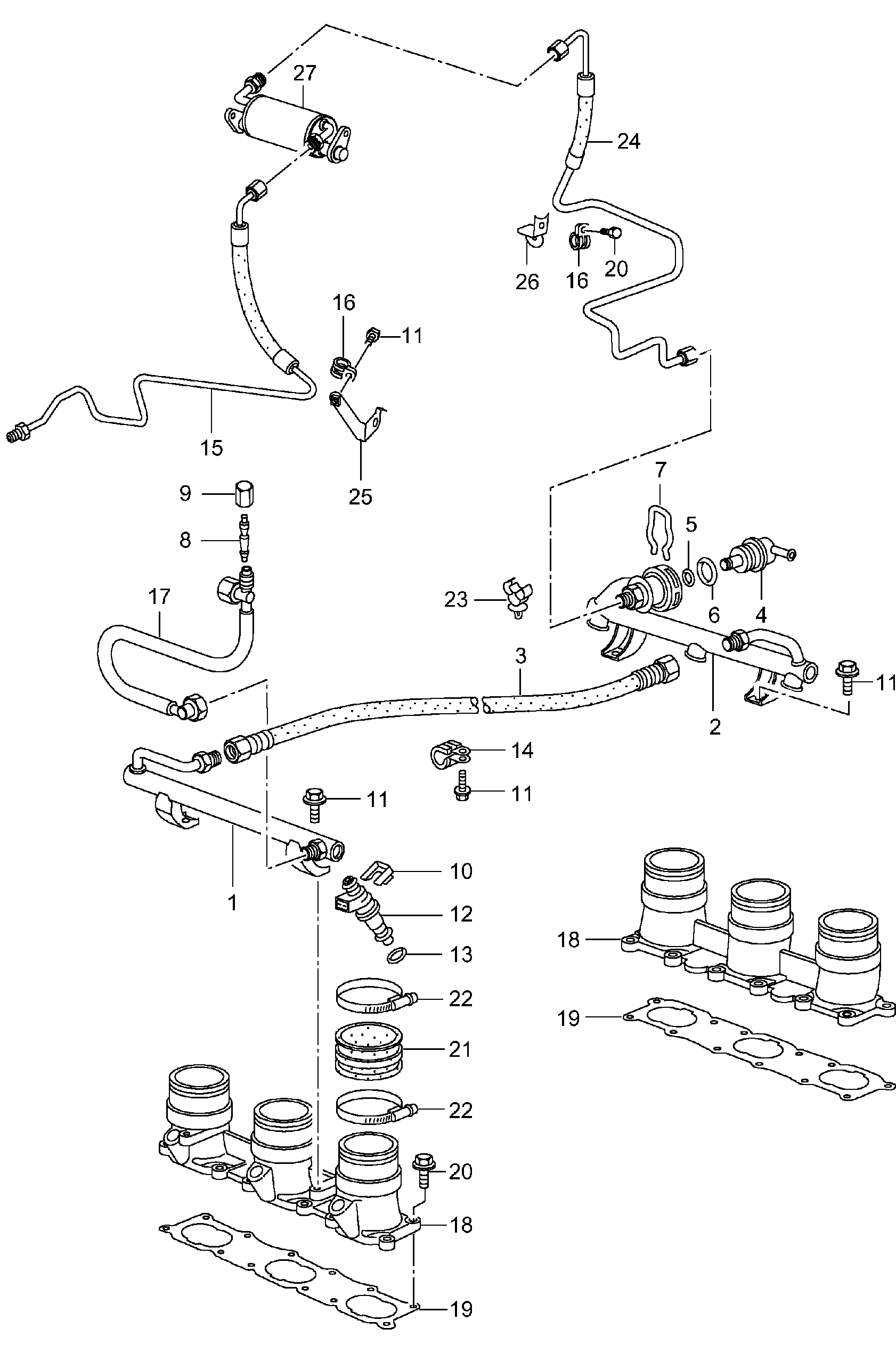 Porsche 944.110.901.01 - Inel etansare, injector aaoparts.ro