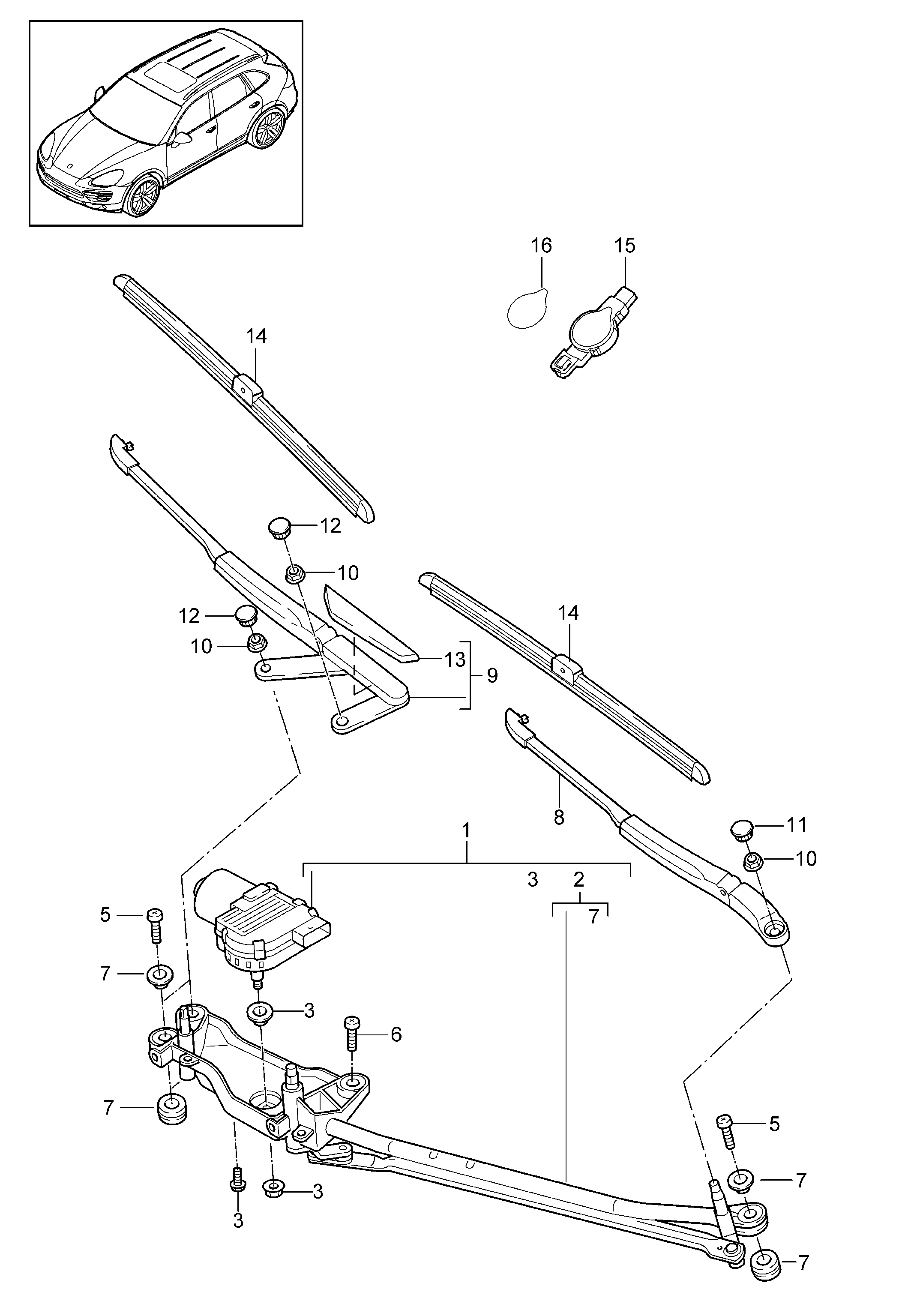 VAG 958 628 939 00 - Lamela stergator aaoparts.ro